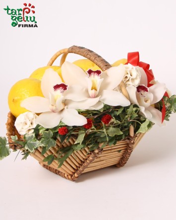 "Vitaminas C Tau" | Vaisių puokštės | Gėlės