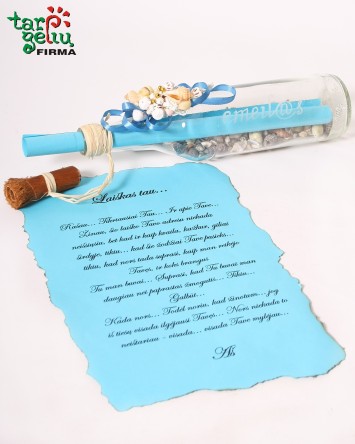 Laiškas butelyje EMEIL@S | Originalios dovanos | Dovanos
