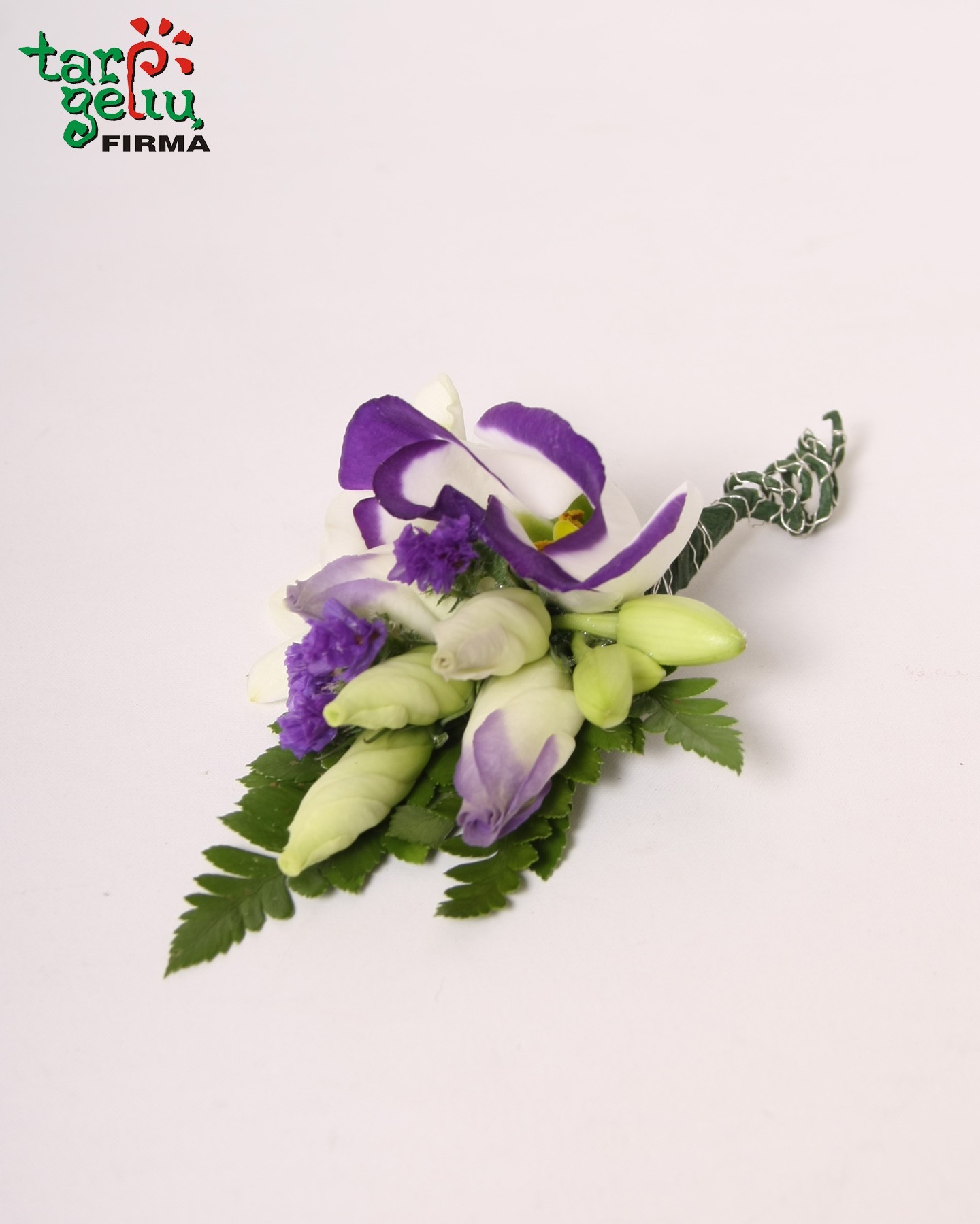Butonjerė iš eustomos ir orchidėjos | Gėlės | Vestuvės