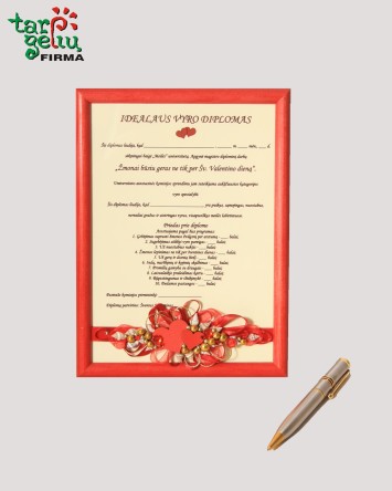 Meilės diplomas | Meilės dovanos | Dovanos