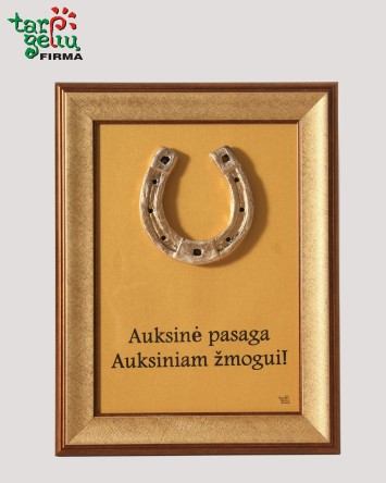 Auksinė pasaga auksiniam žmogui | Dovanų idėjos