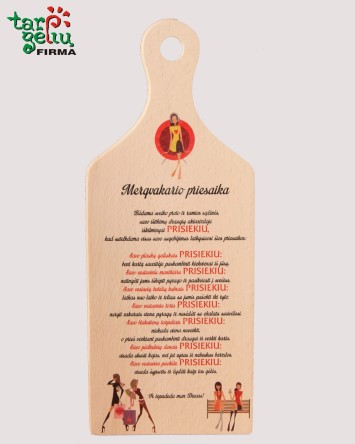 Mergvakario priesaika ant lentelės | Dovanos 