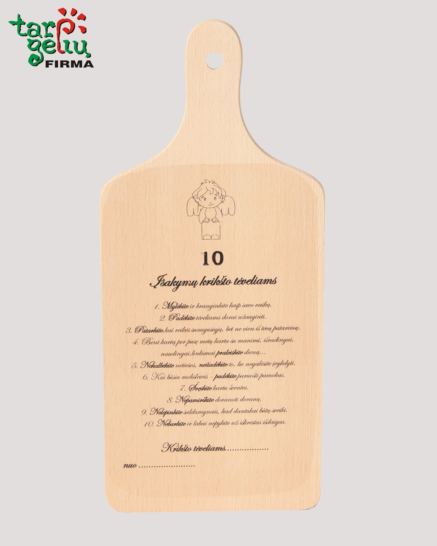 10 įsakymų krikšto tėveliams | Originalios dovanos krikštynoms