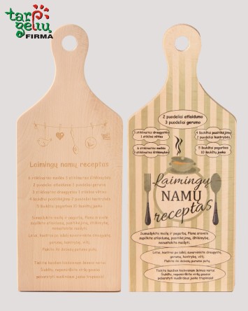 Dovana LAIMINGŲ NAMŲ RECEPTAS | Dovanos 