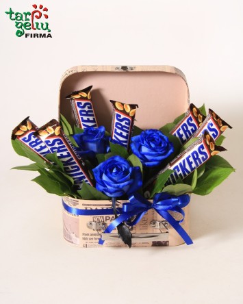Puokštė "Į kelionę su Snickers" | Gėlės