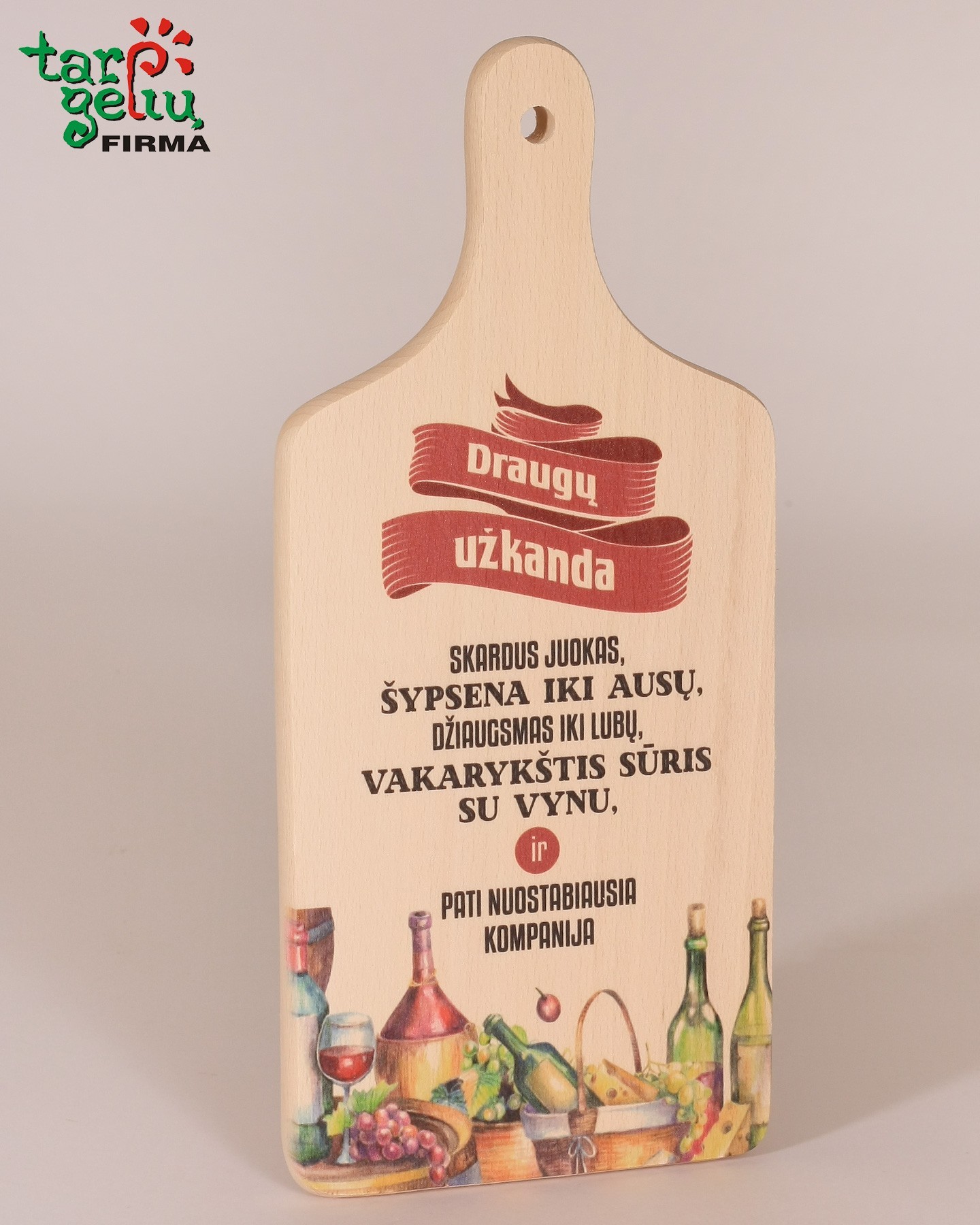 Lentelė "Draugų užkanda" | Originalios dovanos