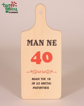 Lentelė "Man ne..." | Dovanos 