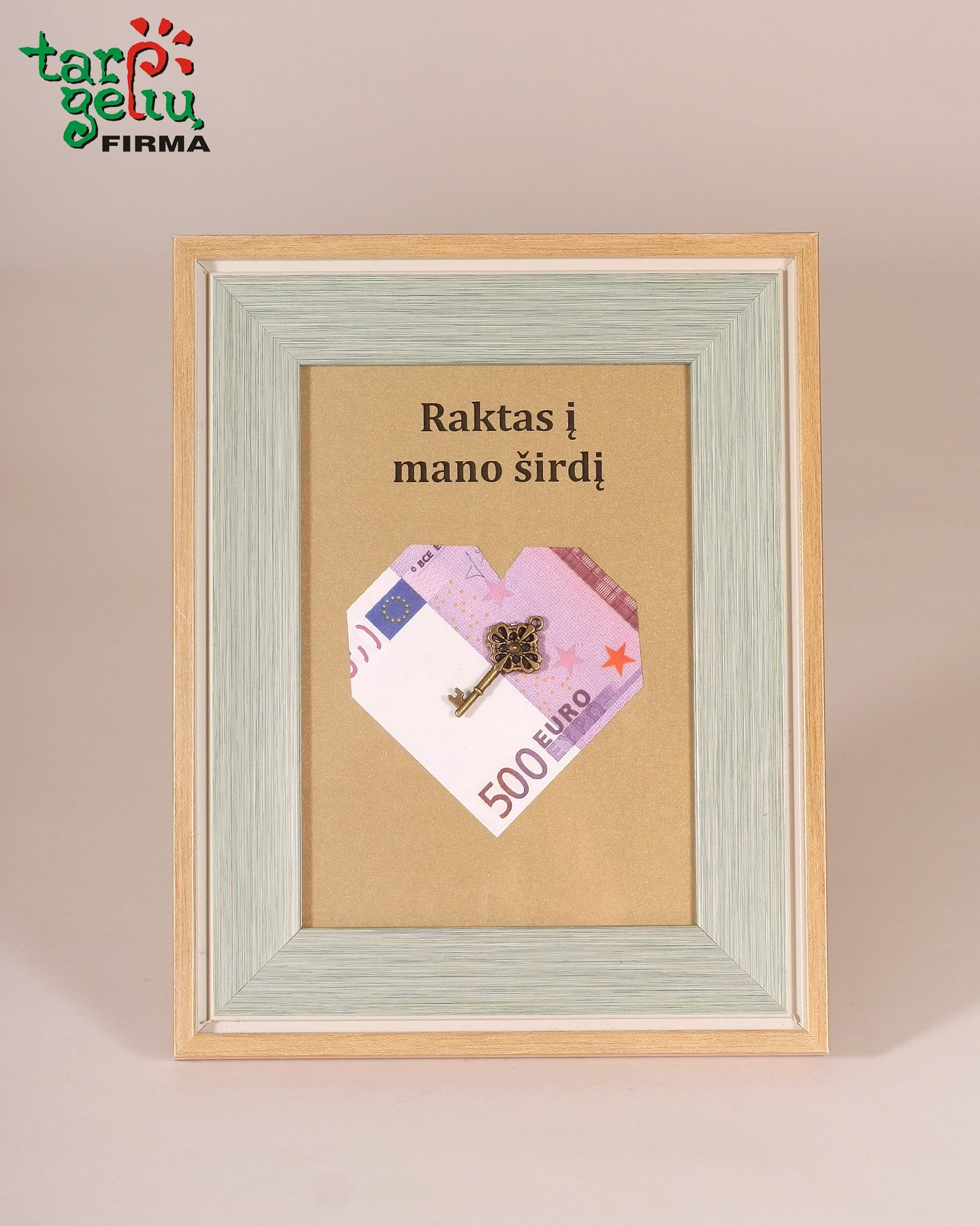 Rėmelis "Raktas į mano širdį" Linksms dovanos