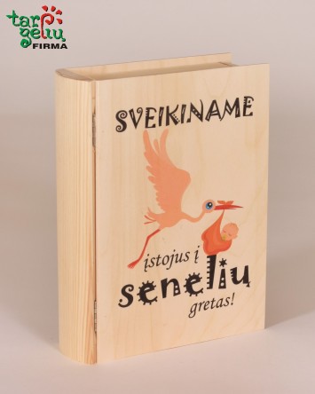 Dovanų dėžė "Sveikiname įstojus į senelių gretas" | Dovanos