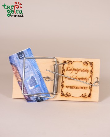 Spąstai pinigams įpakuoti | Dovanos |