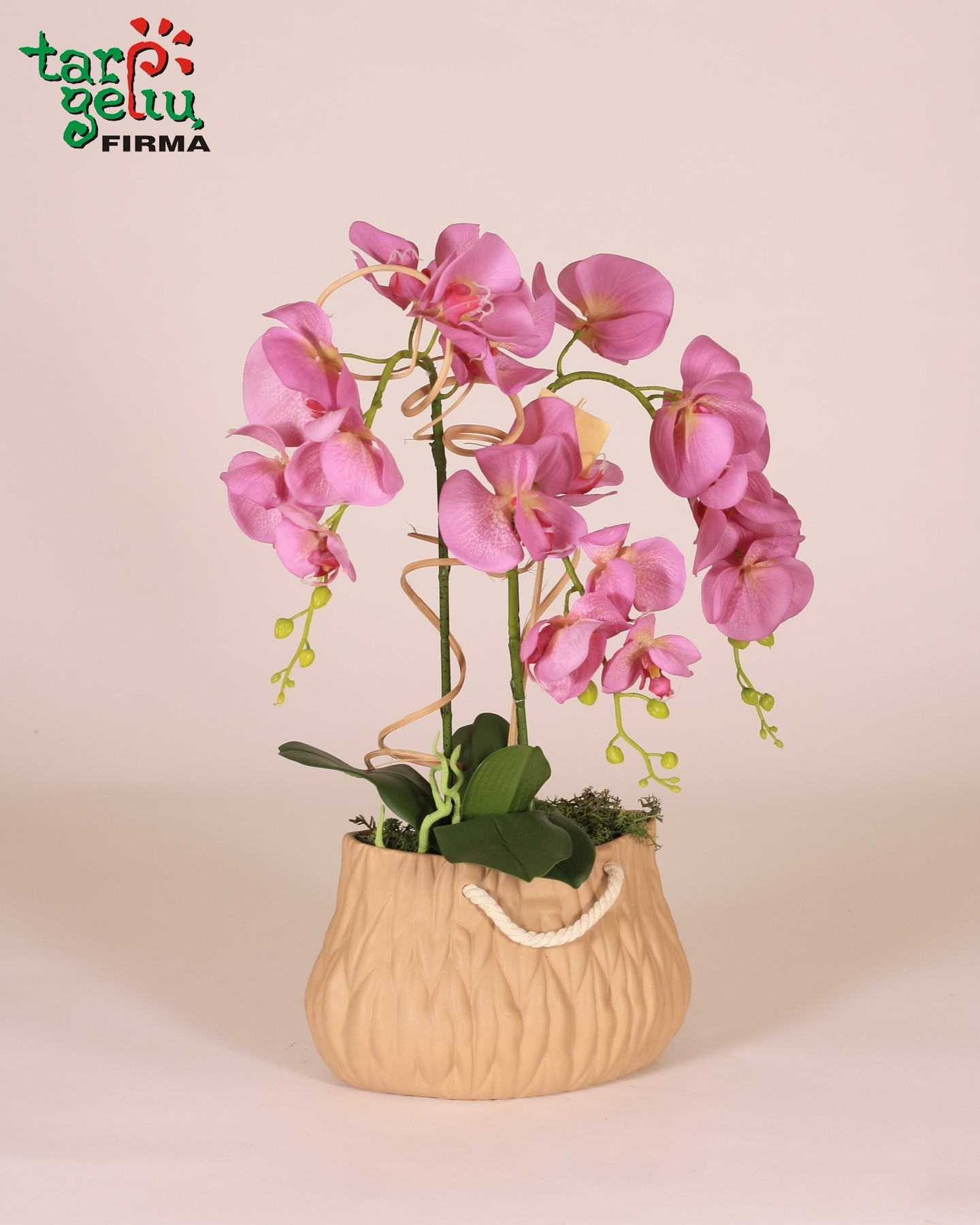Dirbtinių orchidėjų kompozicija | Dirbtinių gėlių kompozicijos | Gėlės