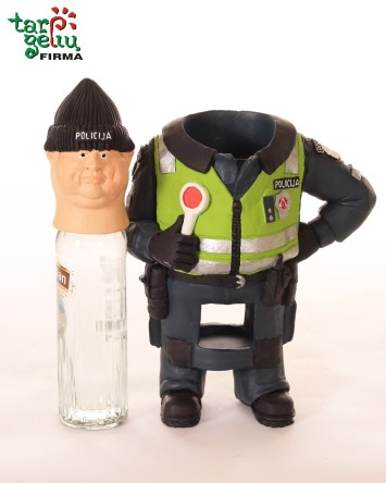 KELIŲ POLICININKAS butelio laikiklis | Dovanos vyrams