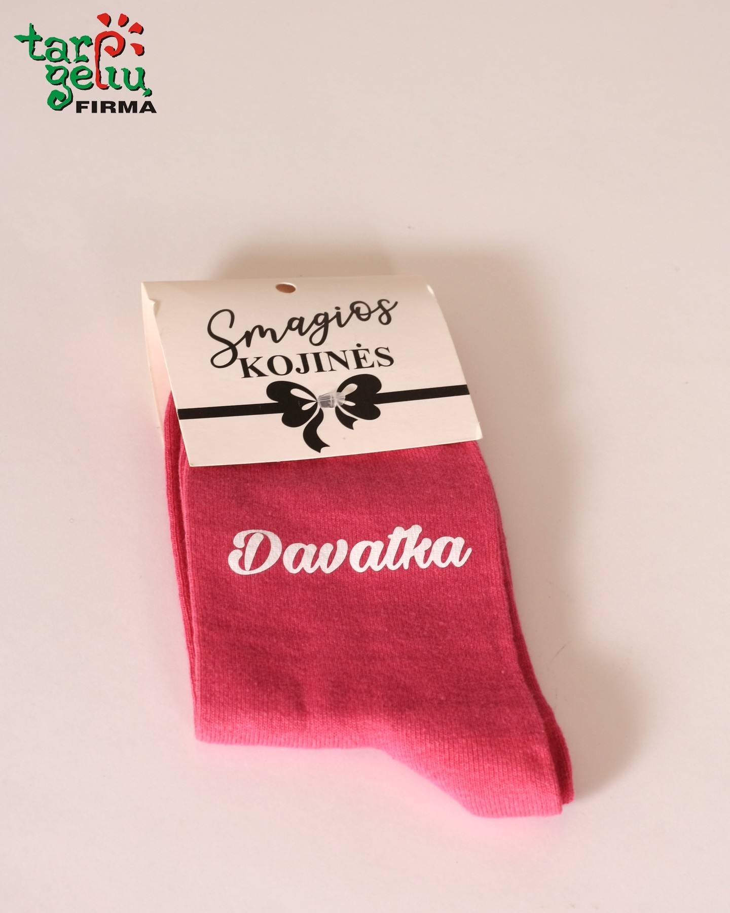 Kojinės su užrašu "Davatka" | Dovanos