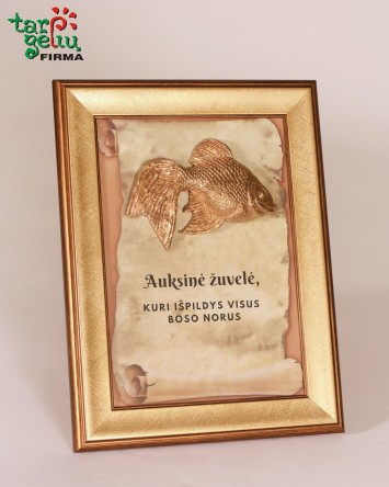 Boso/Bosės auksinė žuvelė | Linksmos dovanos Boso dienai