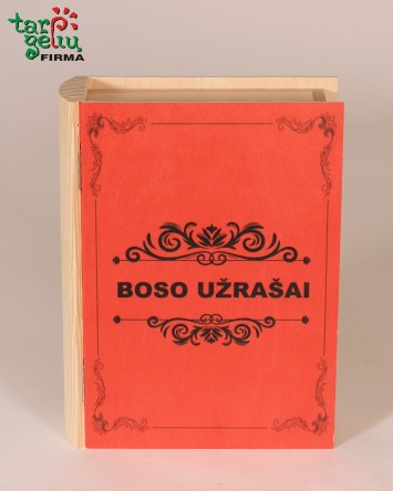 Boso knyga | Knyga-baras | Dovanos