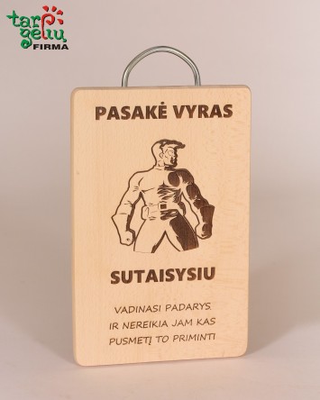 Pjaustymo lentelė "Pasakė vyras"  | Originalios dovanos
