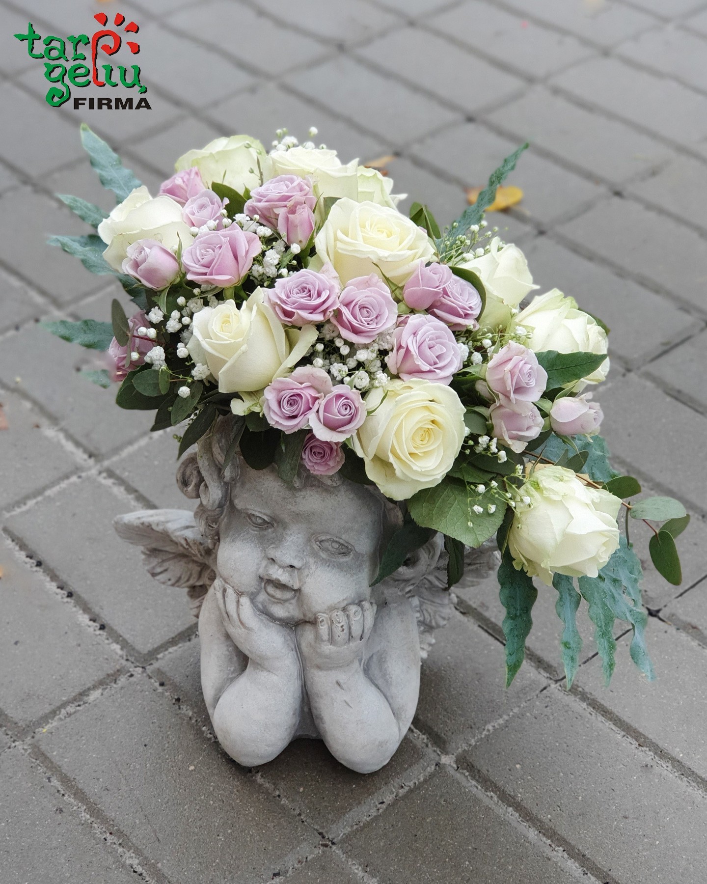 Gedulinga puokštė "Angelėliui"| Gedulingos kompozicijos | Laidojimo paslaugos