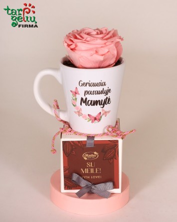 Puodelis "Geriausia pasaulyje Mamytė" | Dovanos