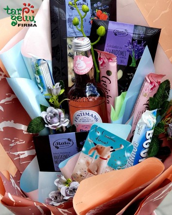 Saldi puokštė "Su gimtadieniu" | Saldžios dovanos