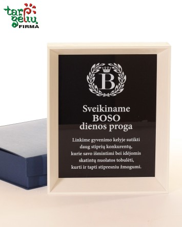 Sveikinimas su "Boso diena" | Dovanos BOSO DIENAI