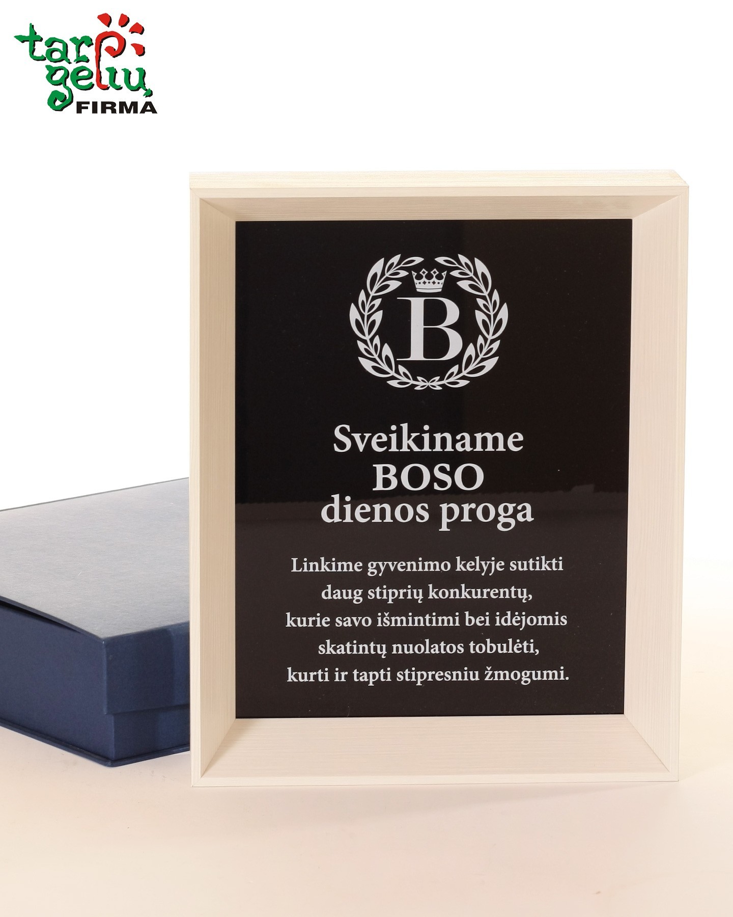 Sveikinimas su "Boso diena" | Dovanos BOSO DIENAI