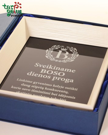 Sveikinimas su "Boso diena" | Dovanos BOSO DIENAI
