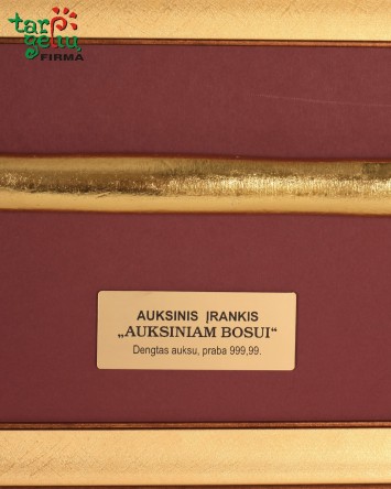 "Auksinis įrankis auksiniam Bosui" | Dovanų idėjos