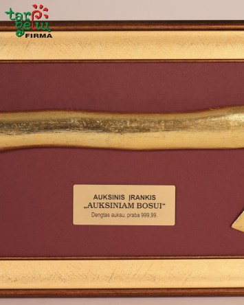 "Auksinis kirvis auksiniam Bosui" | Dovanų idėjos