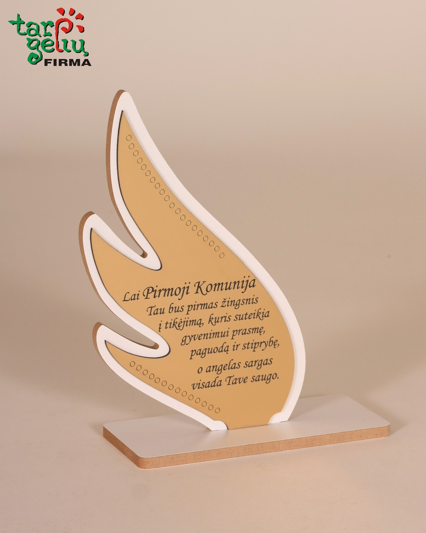 Pastatomas sparnas "Lai pirmoji komunija" | Dovanos
