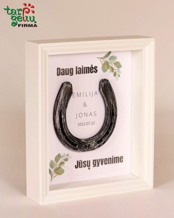 Pasaga rėmelyje "Daug laimės jūsų gyvenime" | Originalios dovanos vestuvėms