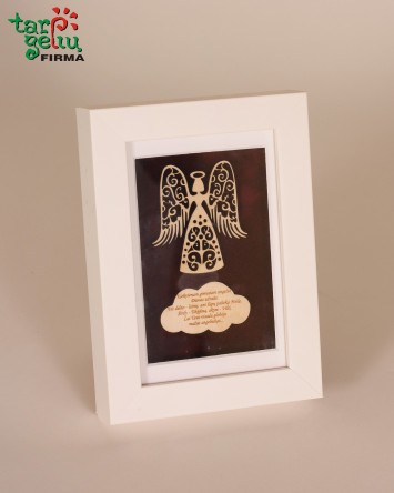 Sveikinimas rėmelyje "Angelas" | Dovanos