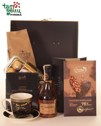 Rinkinys "Kava ir brendis" | Dovanų rinkiainiai