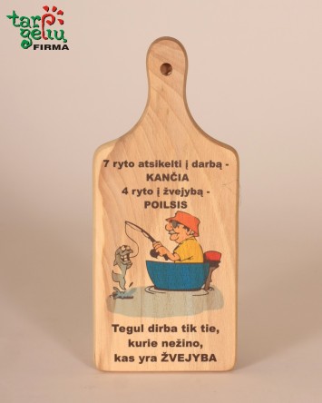 Pjaustymo lentelė "Žvejyba" | Originalios dovanos vyrams