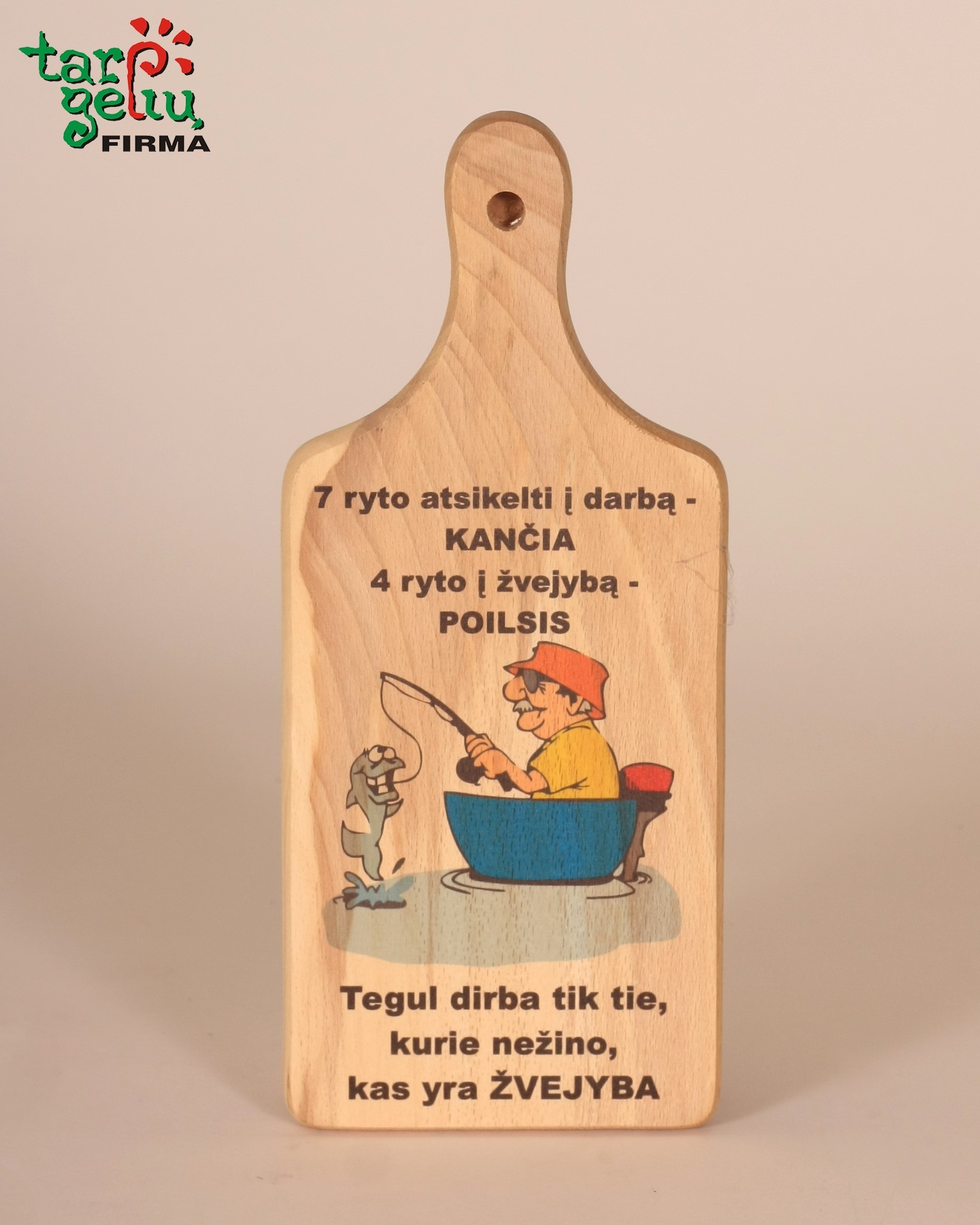 Pjaustymo lentelė "Žvejyba" | Originalios dovanos vyrams