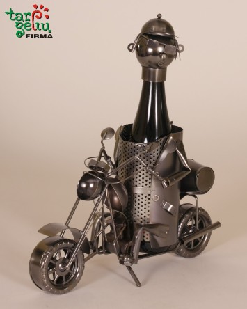 Stovas buteliui "Motociklininkas" | Dovanos vyrams