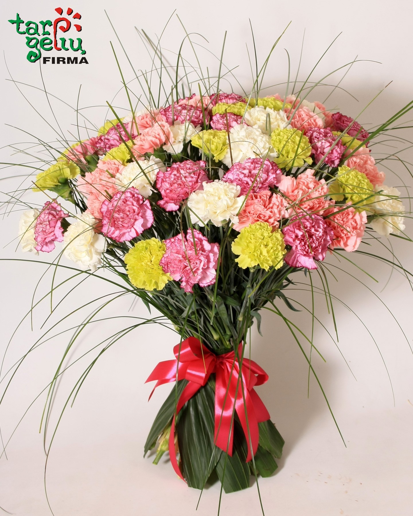 Multicolored bouquet of carnations | Bouquets | Flowers