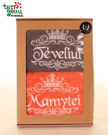 Rankšluosčių komplektas "Mamytei ir tėveliui" | Dovanos