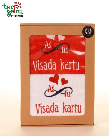 Rankšluostis "Aš ir Tu - visada kartu" | Meilės dovanos