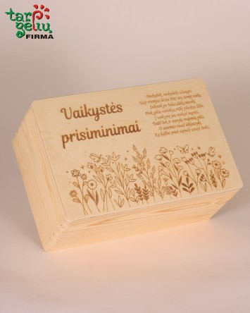 Krikštadėžė "Vaikystės prisiminimai" | Dovanos Krikštynoms