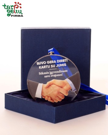 Medalis "Buvo gera dirbti kartu" | Dovanos 