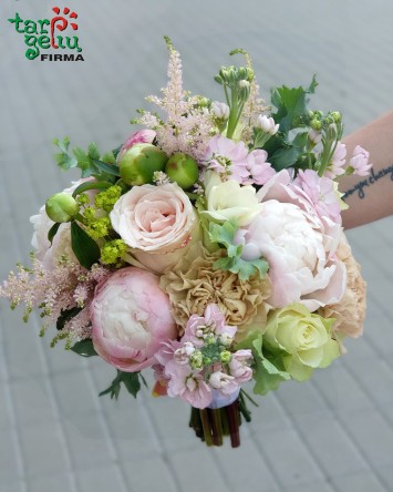 Nuotakos puokštė ROSA GARDEN | Vestuvinės puokštės