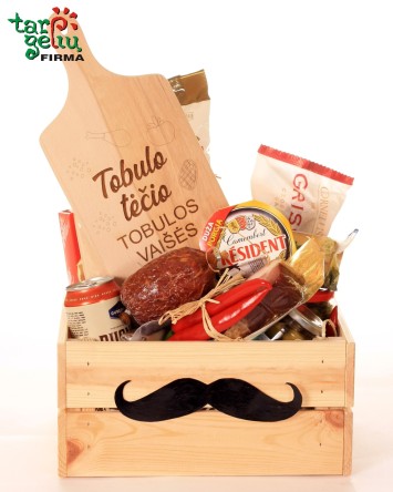 Gurmaniškas rinkinys "Tobulo tėvelio - tobulos vaišės"| Dovanų rinkiainiai