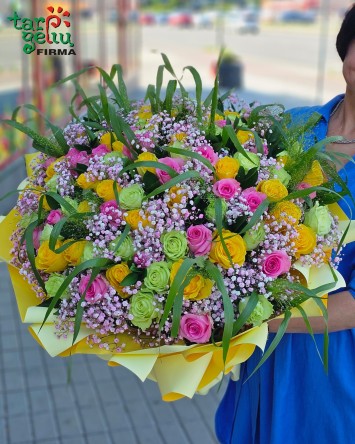 Puokštė "Vasaros karalienė" | Gėlių puokštės | Gėlės