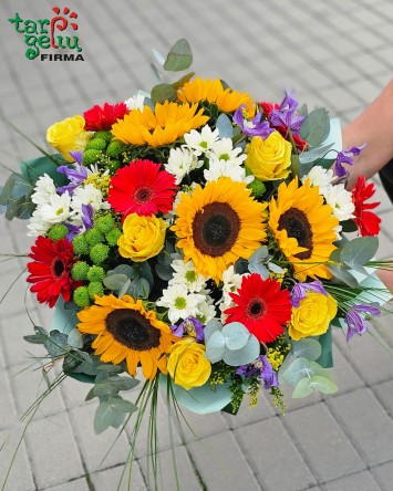 Puokštė RUDENINĖ MEILĖ | Gėlių puokštės | Gėlės