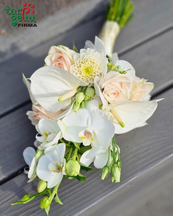Elegantiška pailga puokštė nuotakai | Vestuvinės puokštės