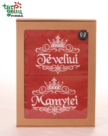Rankšluosčių komplektas "Mamytei ir tėveliui" | Dovanos